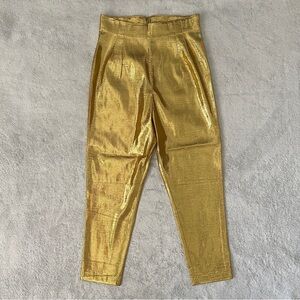 Bernie Dexter Size XL Gold Shimmer Capris